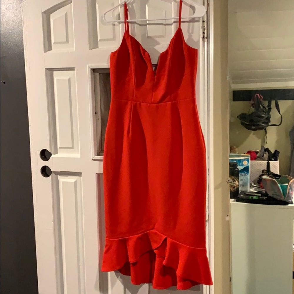 Bardot Red Cocktail Dress